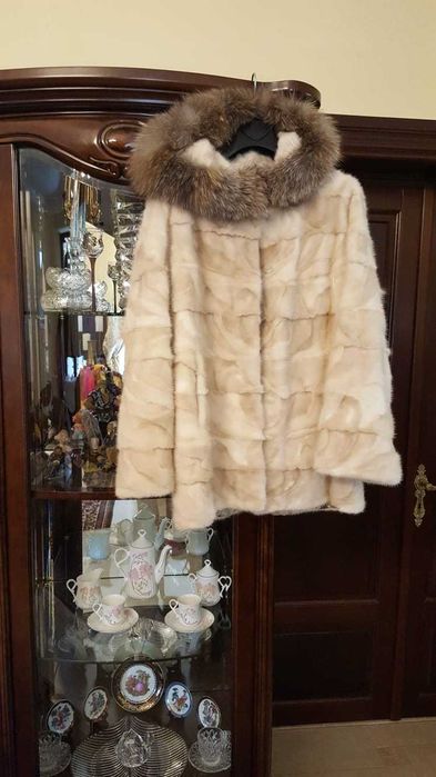 Haina iarna blana naturala , alba