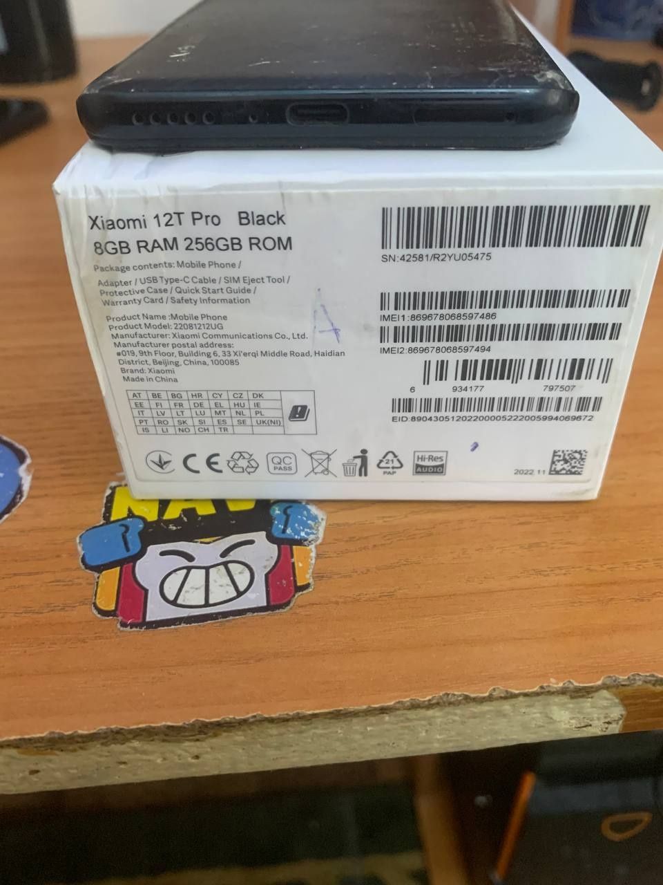 Xiaomi 12T Pro 8/256