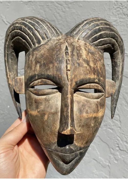 081251-Masca africana Ogoni autentica rituala - etnografie Africa