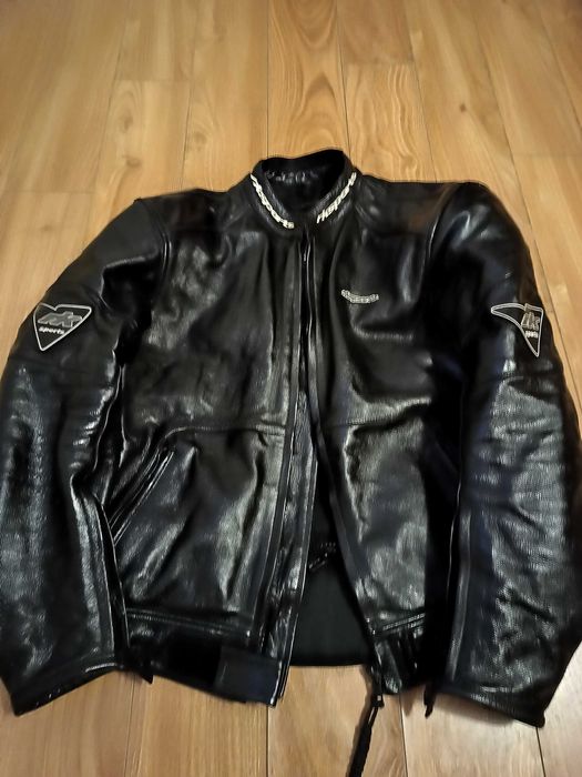 Geaca motociclist / moto, piele naturală, marca RK Sport, marime M