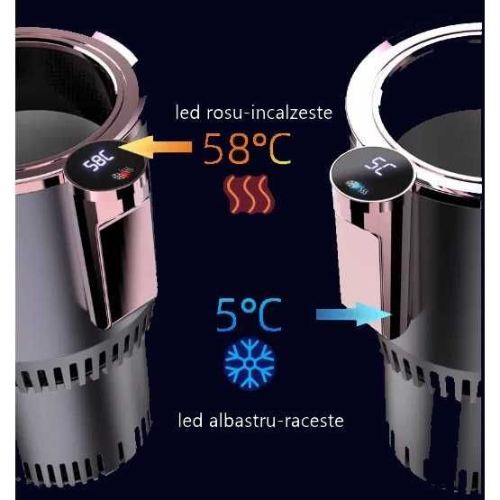 Suport Auto Inteligent 2-in-1 pentru Incalzire si Racire, 5 - 58 grade