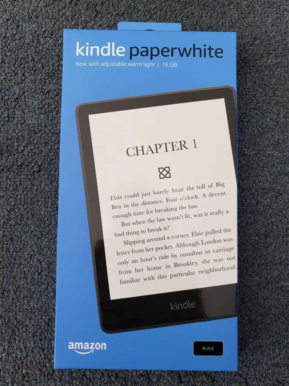 Kindle Paperwhite 6.8" ultimul model 16GB Black/Denim NOU SIGILAT