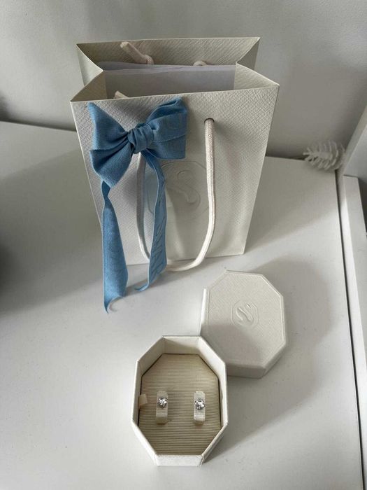 Cercei Swarovski Stilla – NOI, cu ambalaj original