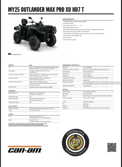 Can-Am 700 outlander 2025
