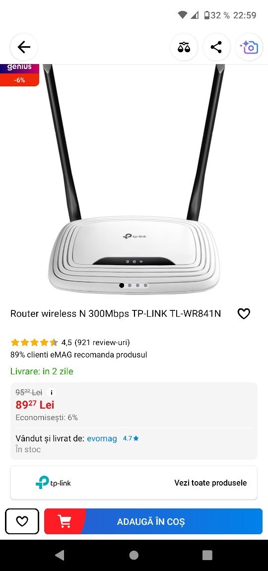 Router Wi-Fi Tp-Link