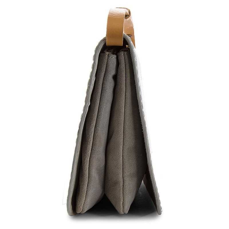 %ПРОМО% CLARKS – Дамска чанта естествена кожа с метален ефект нова