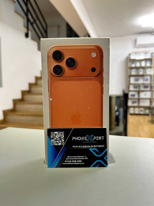 NOU iPhone 17 Pro Max 256GB Cosmic Orange cu Garantie