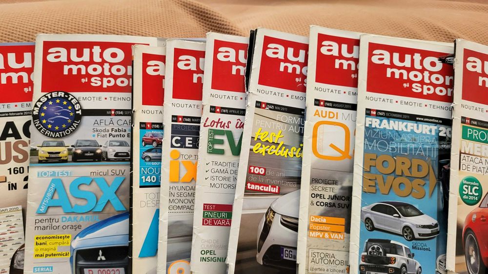 Vand colectie 21 nr. reviste Auto Motor si Sport 2010-2013 -