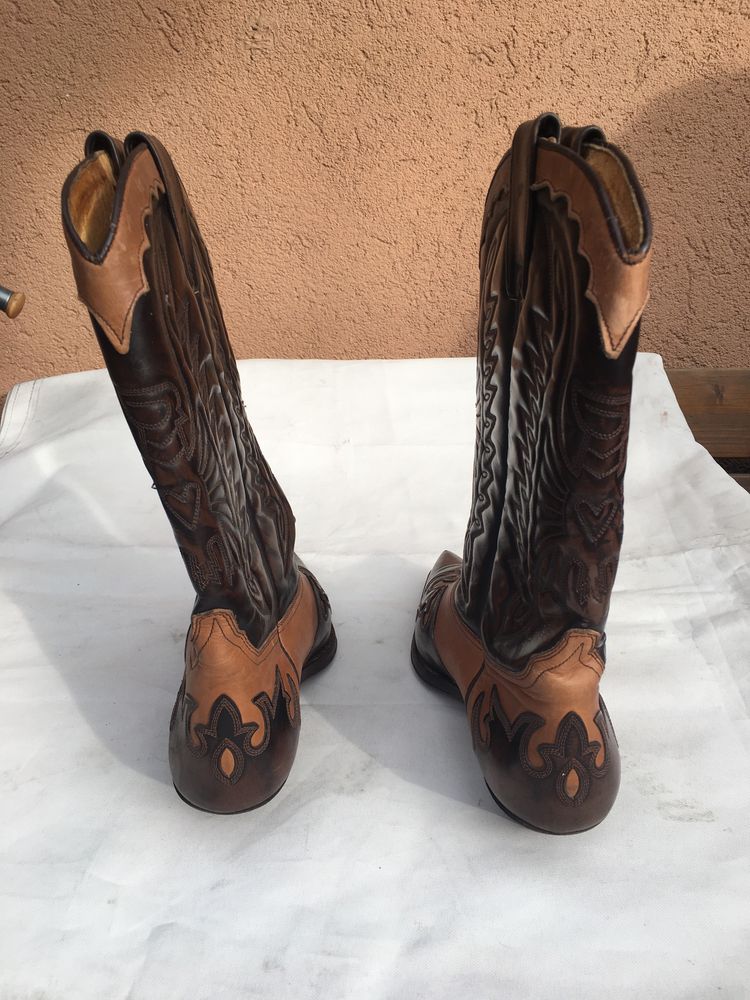 Cizme cowboy piele