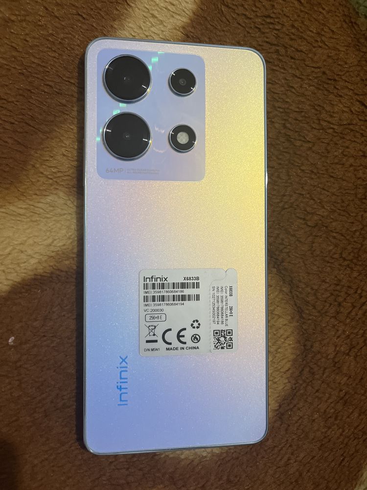 Продается шустрый смартфон Infinix note 30