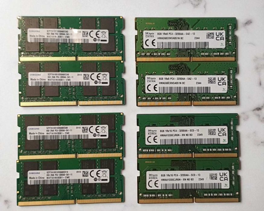 Memorie 16GB DDR4 3200 laptop sodimm, 2 x 8GB DDR4 3200