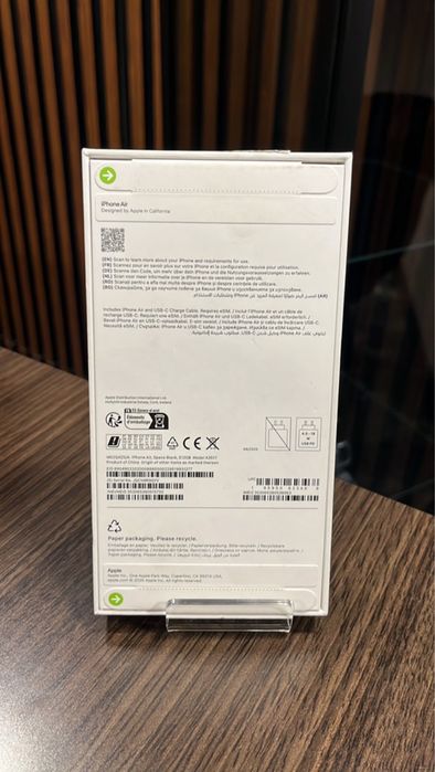 Чисто нов IPhone Air 512GB space Black