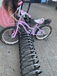 Bicicleta Fete Velors roz/mov, potrivita pt varsta 7-11 ani. 8 9 10