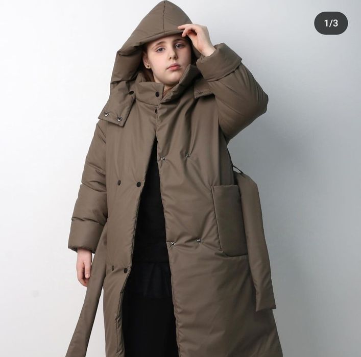 Куртка зимняя подростковая 140 см рост