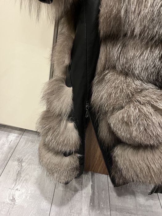 Палто - Елек с естесвен косъм