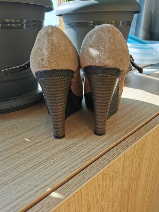 Дамски обувки, естествен велур, №37