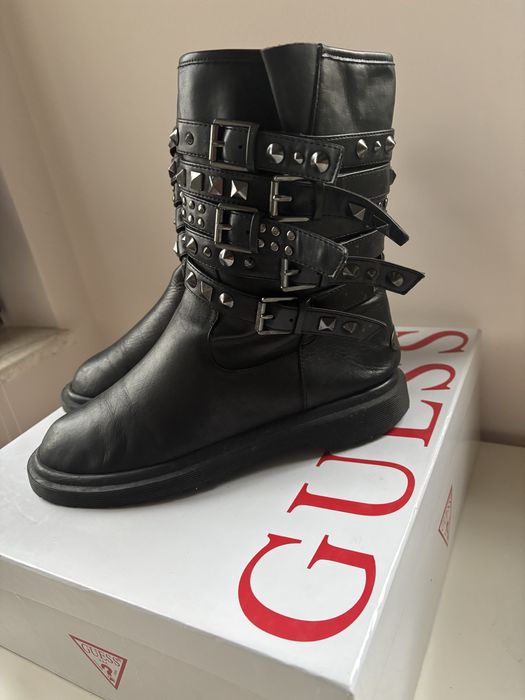 Ботуши GUESS естествена кожа