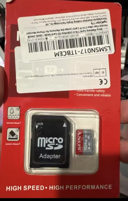 MicroSD Sony 1Tera