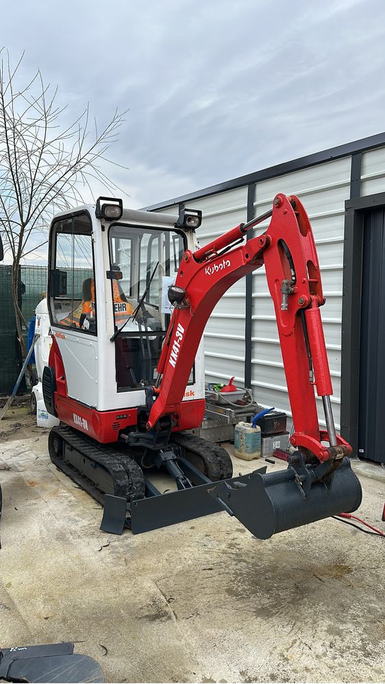Excavator miniexcavator kubota 1820 kg 2011