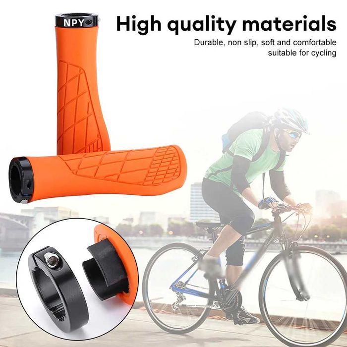 Mansoane ergonomice bicicleta confortabile din silicon