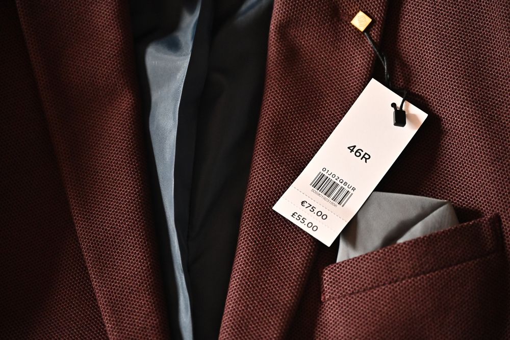 Sacou Burton Menswear London 56 bordeaux nou