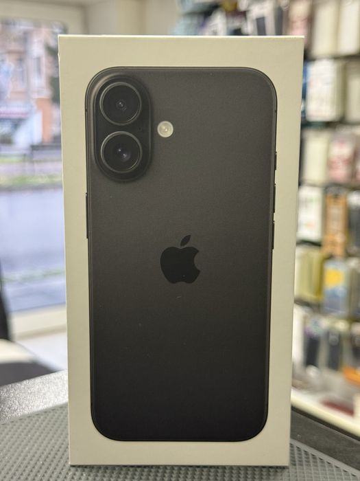 Apple iPhone 16,Black,128GB *ЧистоНов*3г Гаранция*