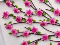 Tablou handmade flori de cireș ,un cadou ideal
