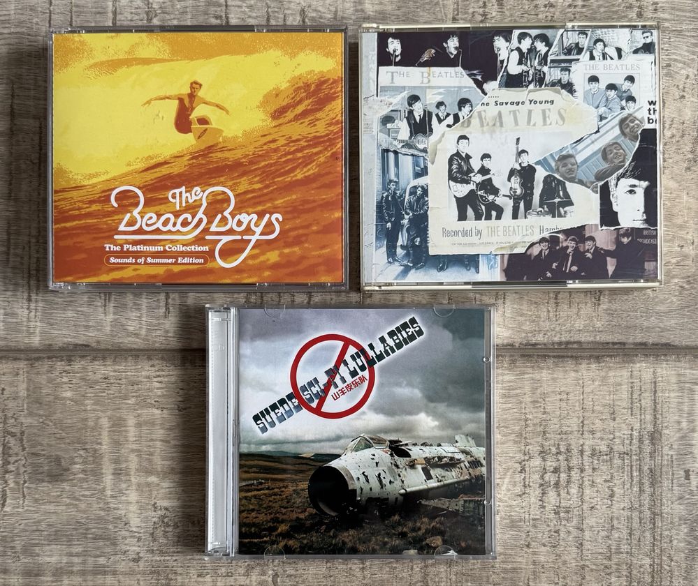 Cd Suede/Beach Boys/Beatles/Wings/Saragossa Band/Clayderman/Elton John