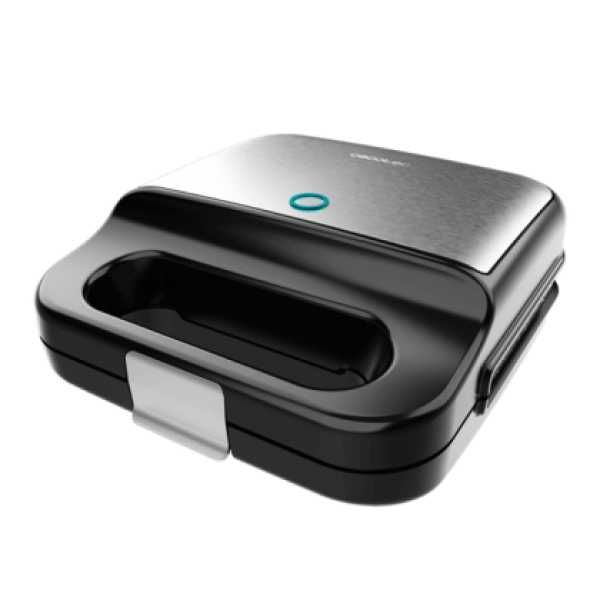 Тостер за сандвичи Cecotec 04309 Rock’nToast 4-в-1, черен