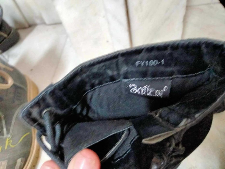 Ghete de damă din piele ecologică cu toc înalt