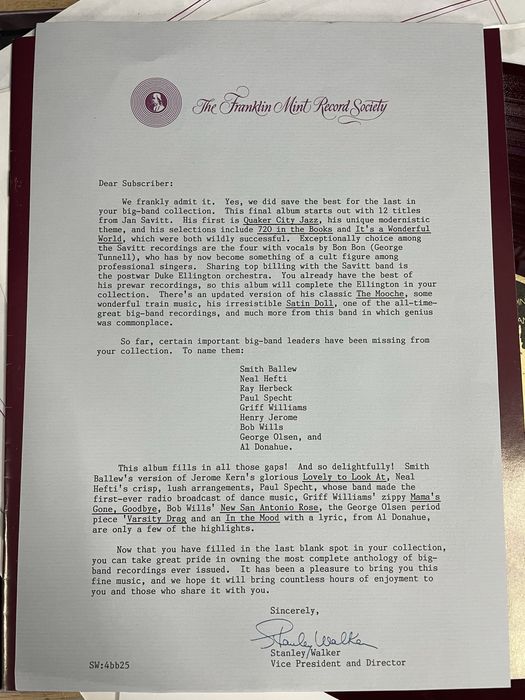 Colectie 100 vinil The greatest recordings of the big band era