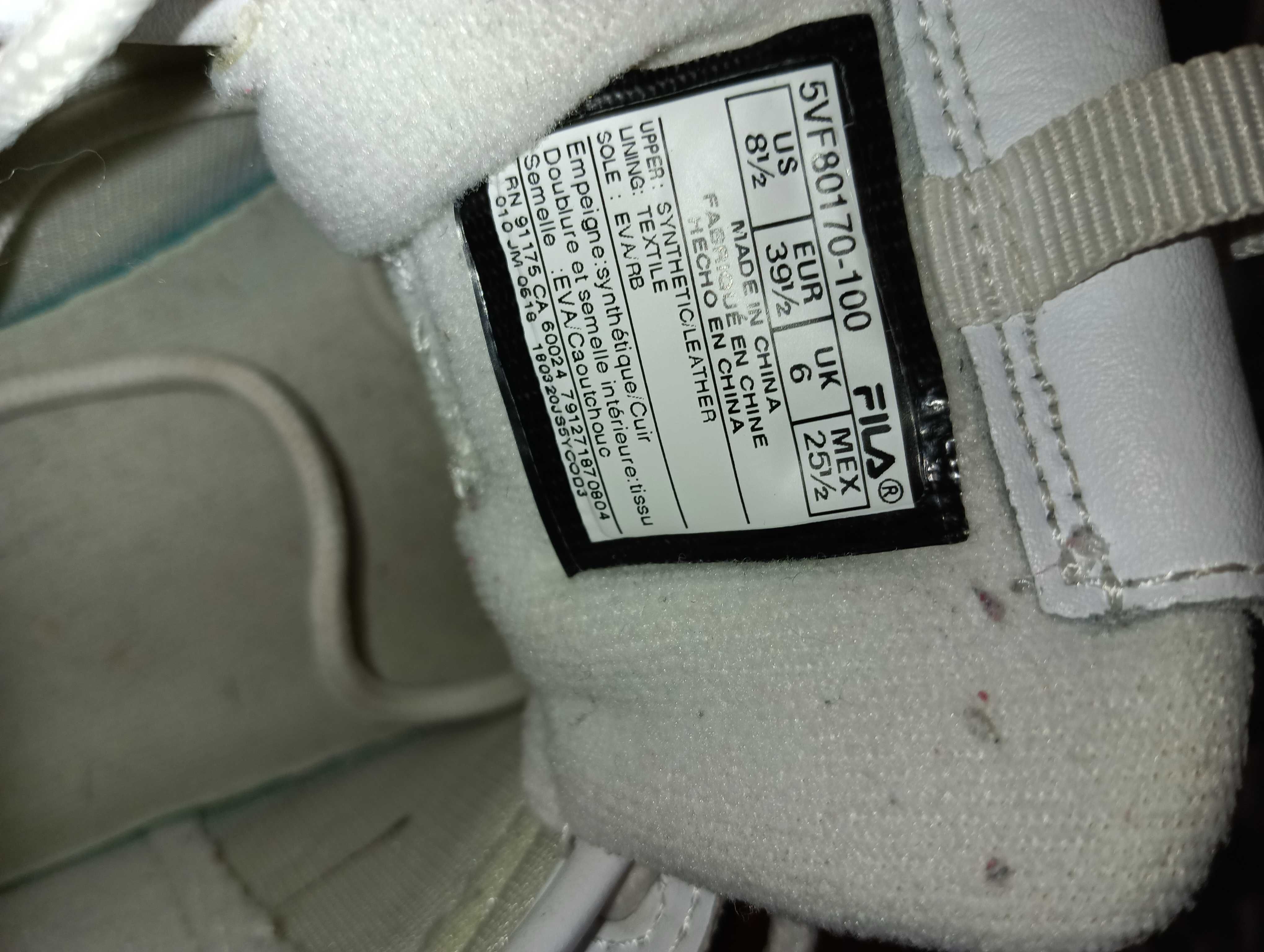 кожени Fila сникърси N 39,5 - 32 лв