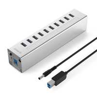 Новый usb 3.0 hub Orico  на 10 портов