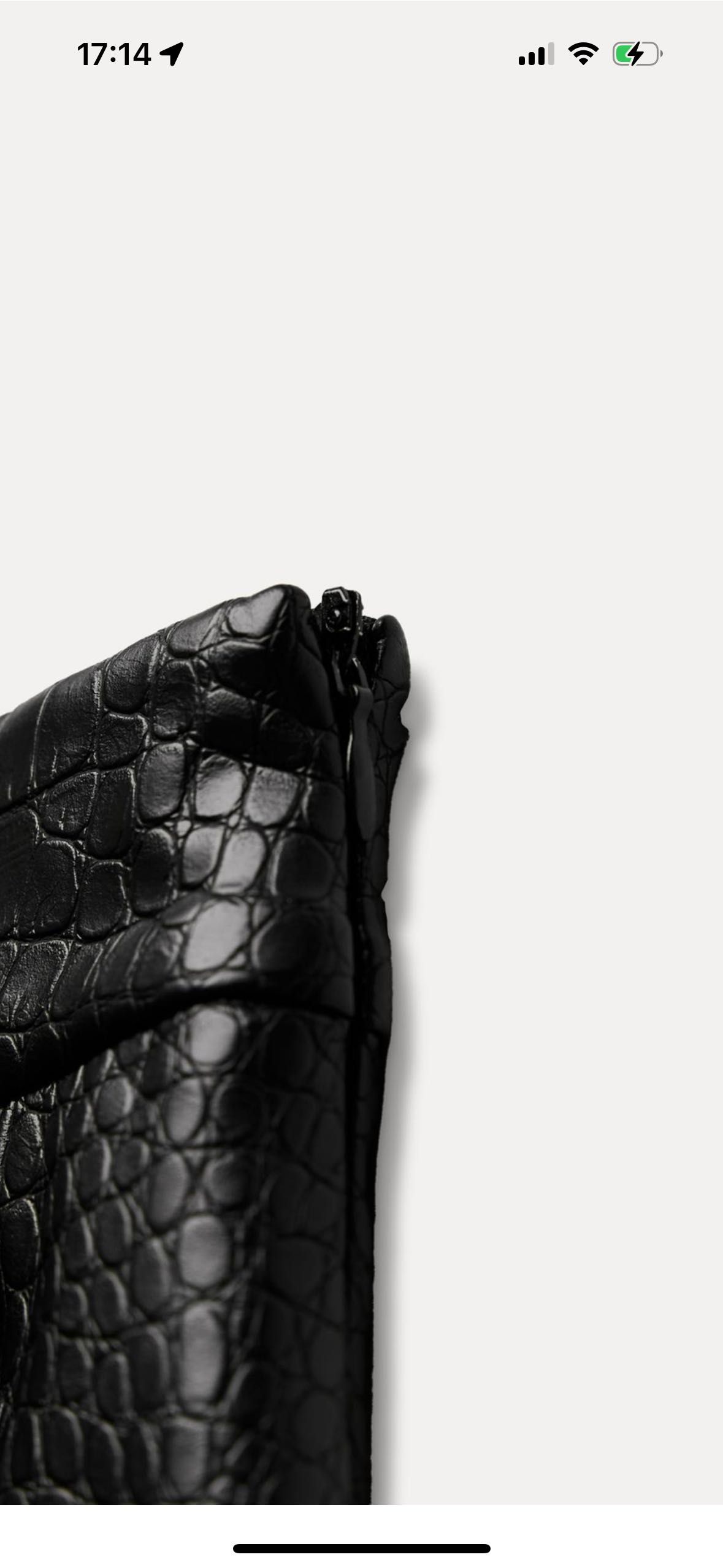 ZARA кожена пола нова