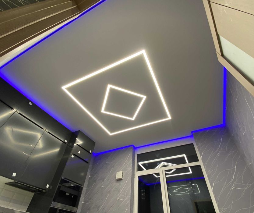 НАТЯЖНОЙ ПОТОЛОК Натяжные Потолки Порящий Потолок Световая Линия ЖМИ