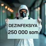 250 000 сум Дезинфекция. tarakan klapa burga Dezinfeksiya Дезинфекция