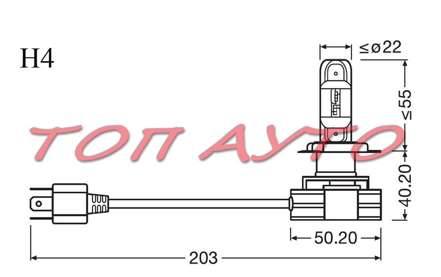 Лед Крушки Осрам OSRAM LEDriving HL H4 H7 12/24V 14W 6000K