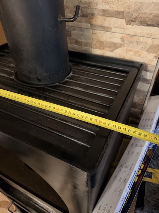 Semineu masiv in 2 usi cu plita