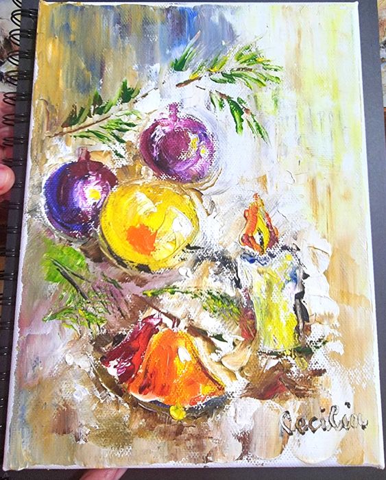 Tablouri festive sau florale Decoratiuni  Secret santa