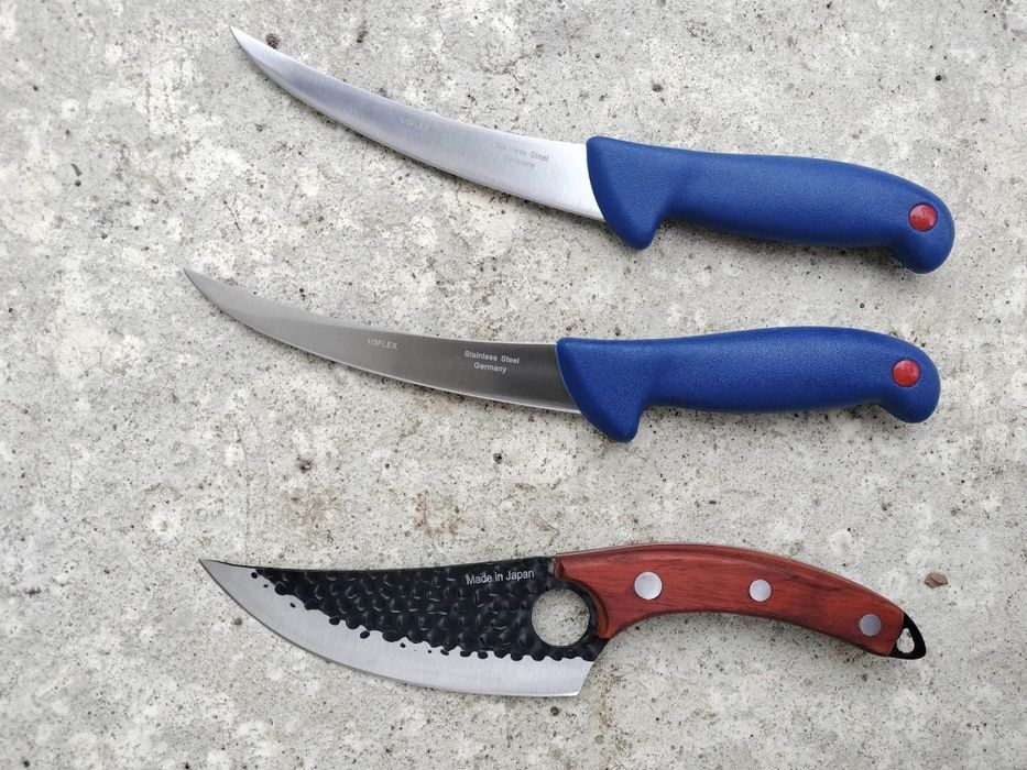 Set 4 Cutite Macelarie + Masat Profesional Germany