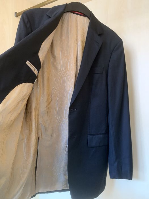 Класическо мъжко сако от вълна CARTEL Collection черен цвят