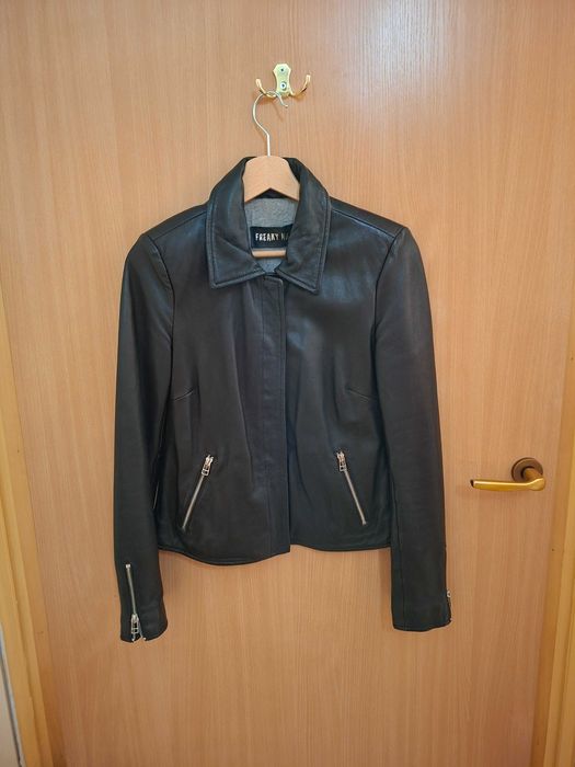 Дамско яке естествена кожа