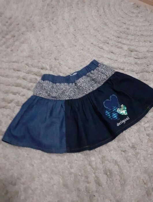 fusta noua paiete eleganta desigual 5 6 ani 110 116