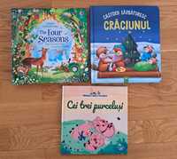 Lot cărți pt copii (Usborne muzicală/cartonată cu povești)+cadou