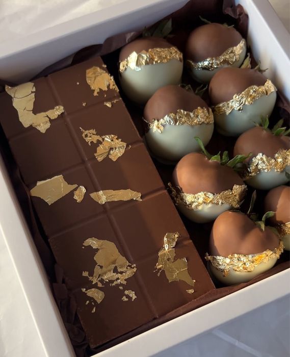 Вкуснота!клубника в шоколаде Дубайский шоколаде все в шоколаде