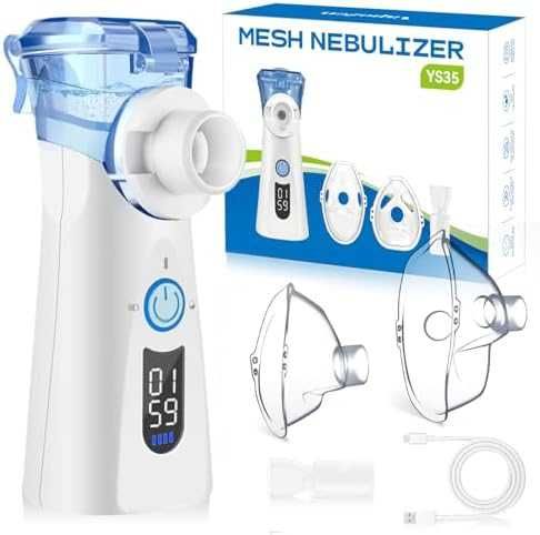 Нов Портативен ултразвуков инхалатор, 3 режима, супер тиха работа