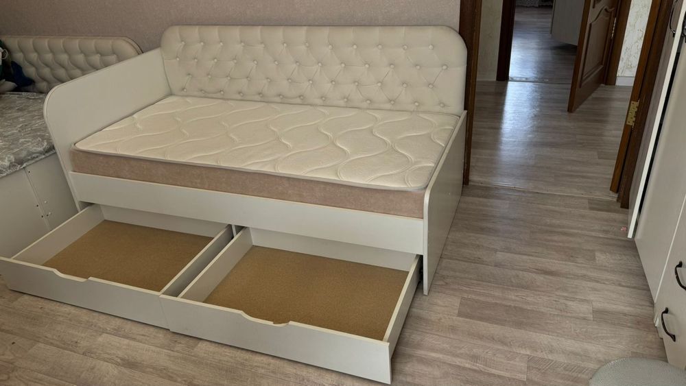 Кровать детская, подростковая с ортопедическим матрасом