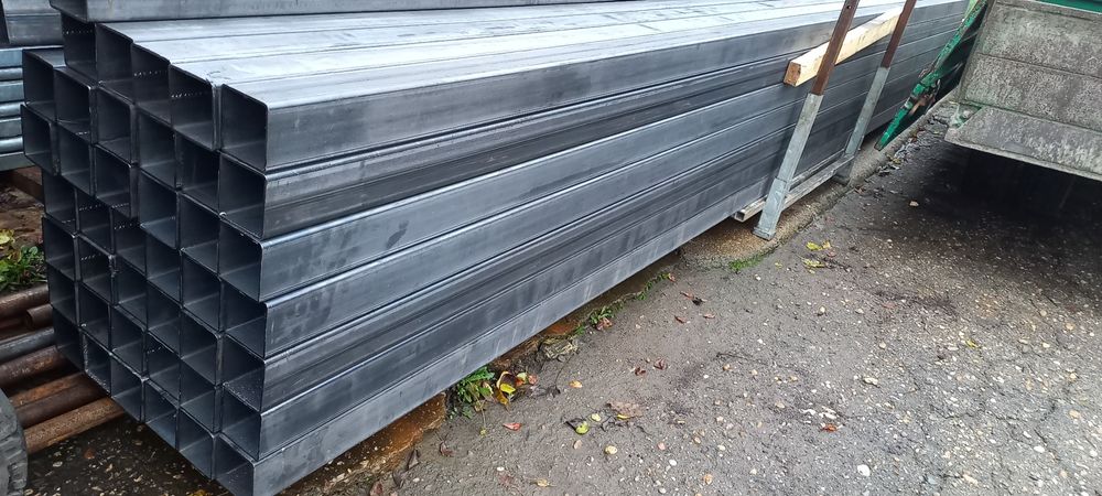 Черни профили 100х100, 6 метра дължина.