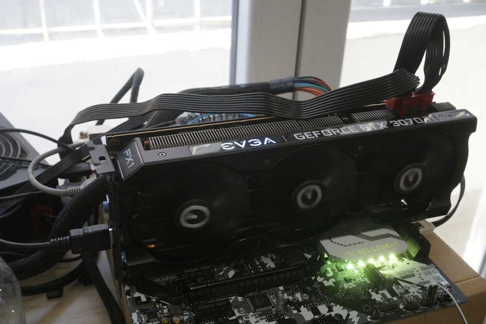 Видеокарта GPU Nvidia RTX 3070 Ti 8GB EVGA XC3 / Вкл.ДДС