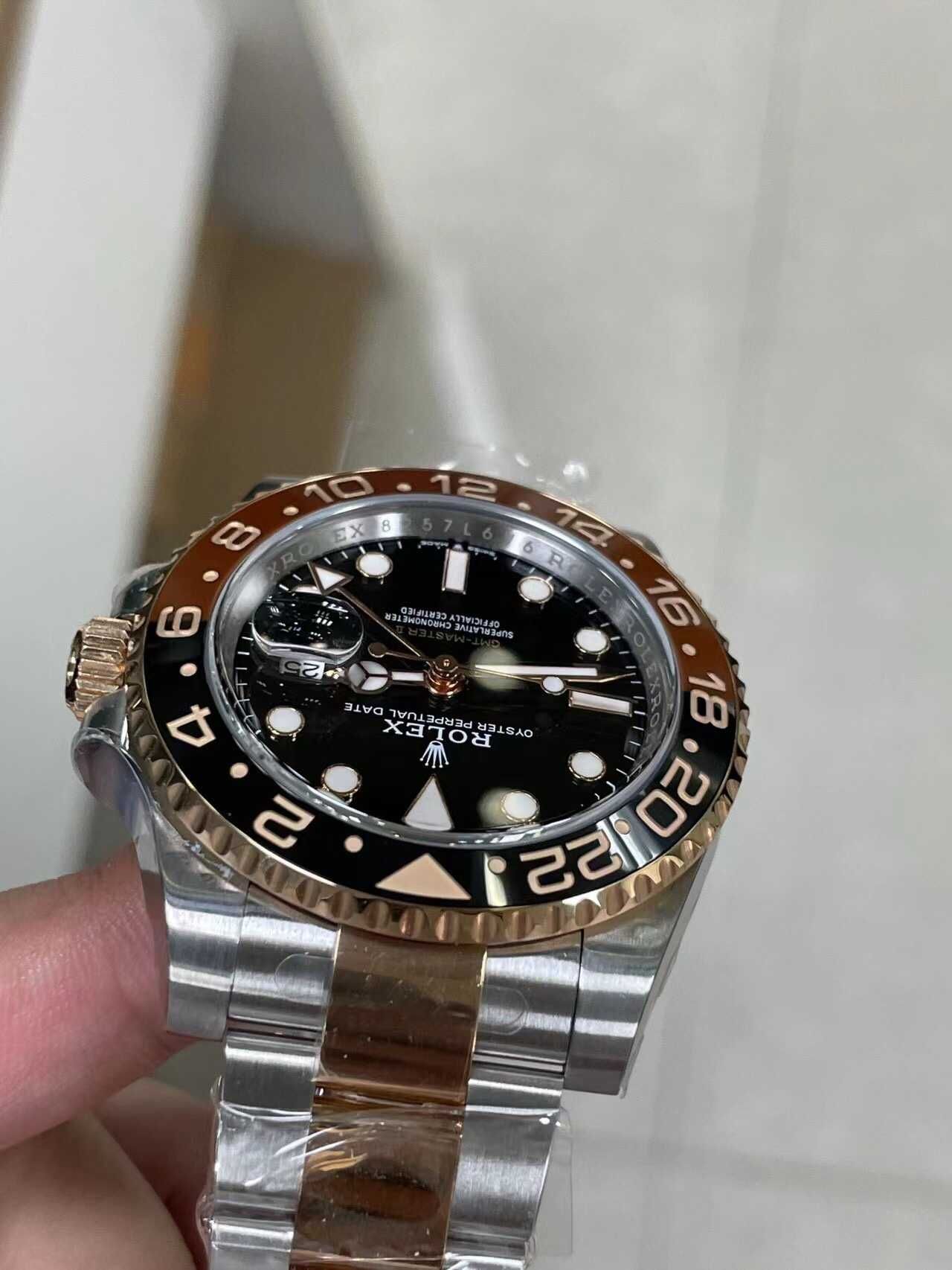 Rolex Gmt-master Silver-Gold Rose